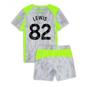 Lacne Dětský Futbalové dres Manchester City Rico Lewis #82 2025-26 Krátky Rukáv - Tretina (+ trenírky)